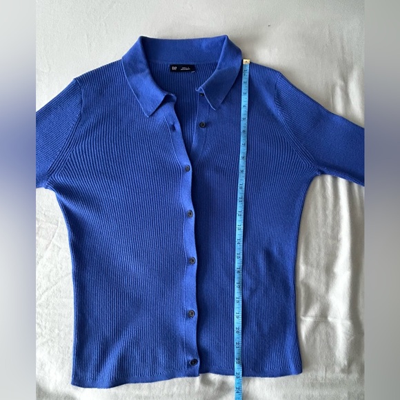 GAP Women's Royal Blue Cardigan Size Small & Tall - Picture 9 of 16